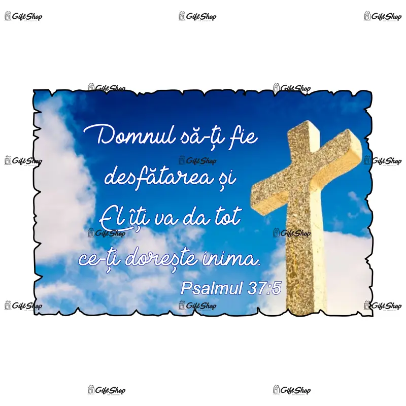 Psalmi 37:5, magnet frigider mgs049